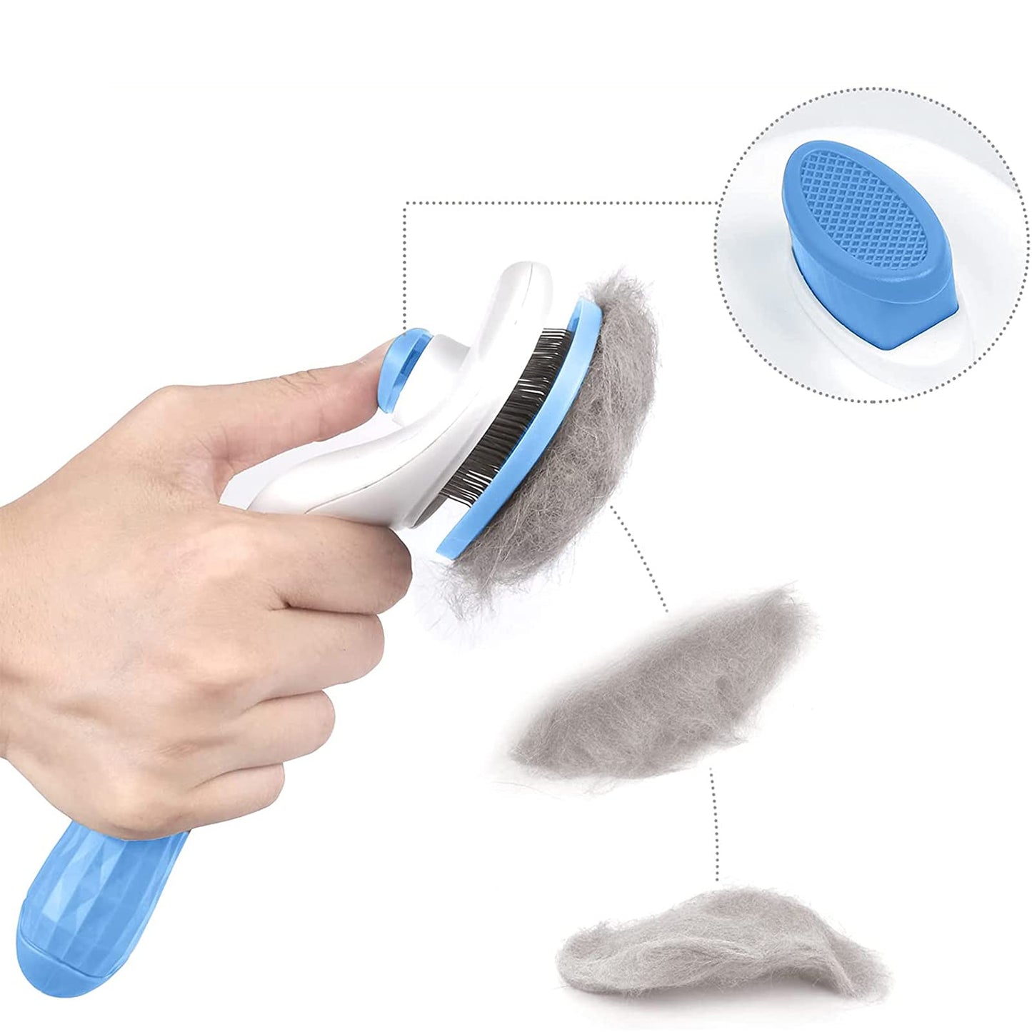 Pets Grooming Self Cleaning Slicker Massage Comb