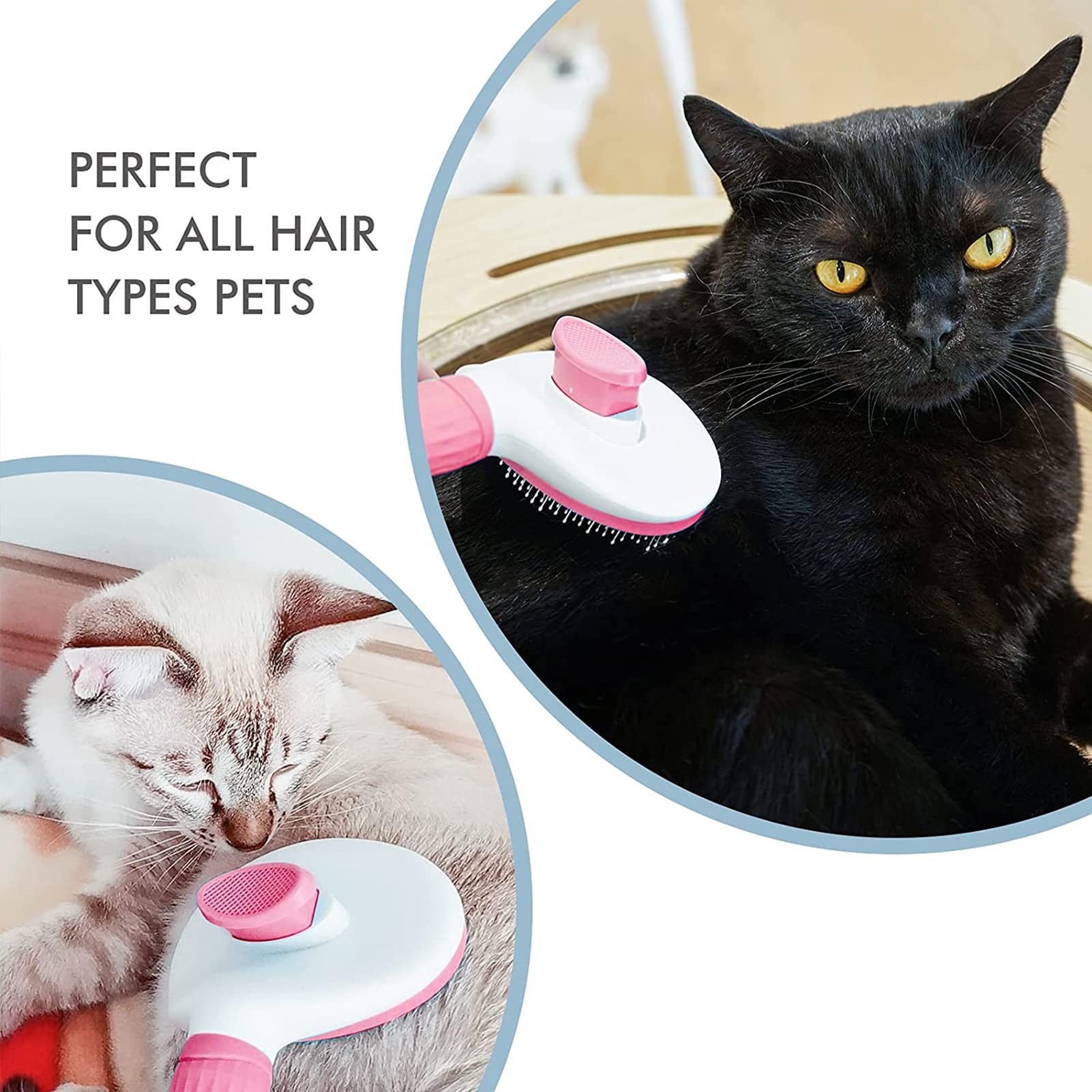 Pets Grooming Self Cleaning Slicker Massage Comb