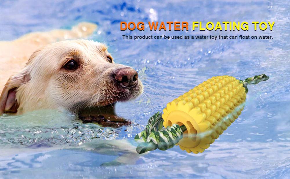 Carllg Dog Chew Toys for Aggressive Chewers, Indestructible Tough Durable Squeaky Interactive Dog Toys, Puppy Teeth Chew Corn Stick Toy for Small Medium Large Breed