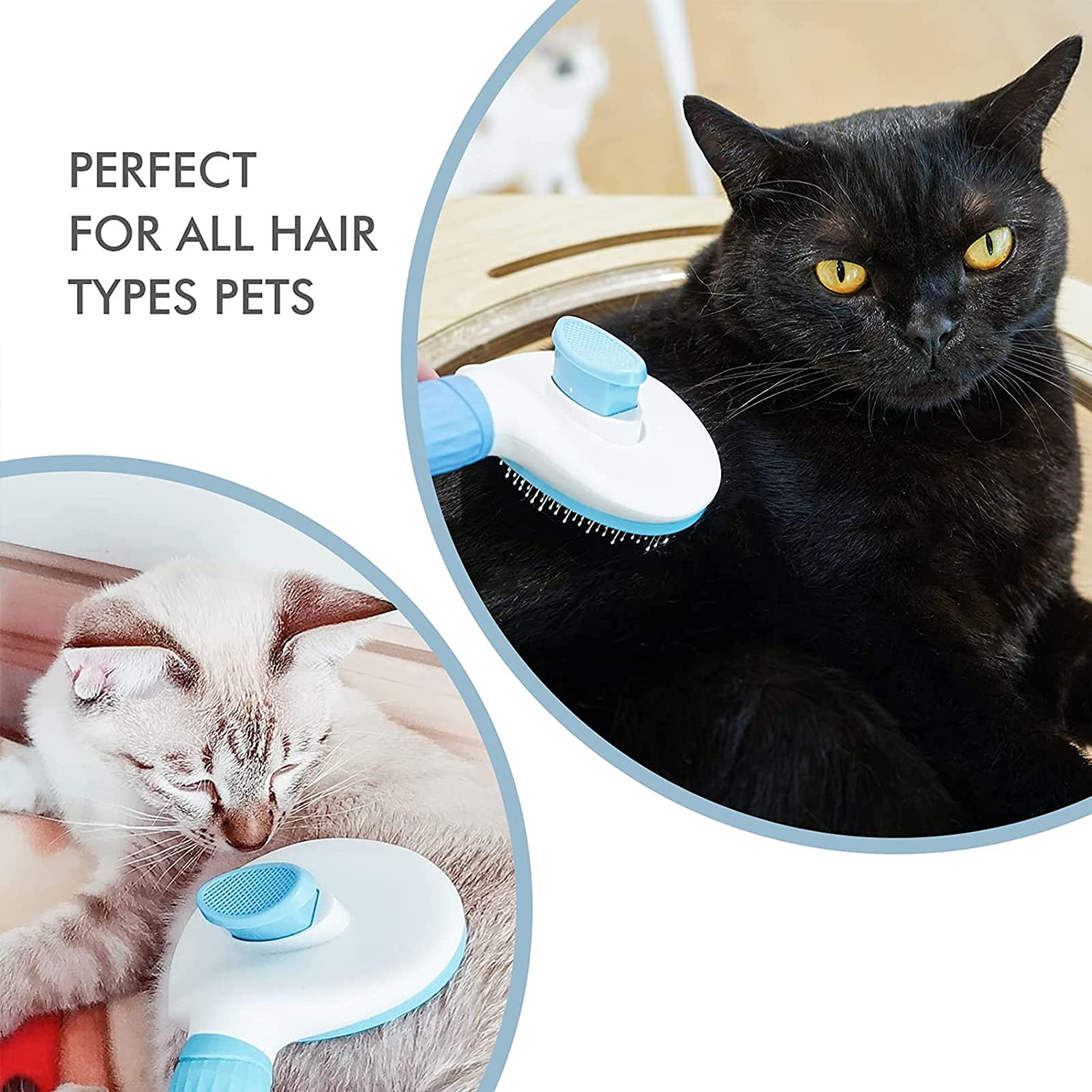Pets Grooming Self Cleaning Slicker Massage Comb