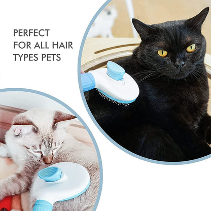 Pets Grooming Self Cleaning Slicker Massage Comb