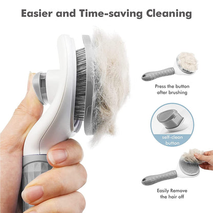 Pets Grooming Self Cleaning Slicker Massage Comb