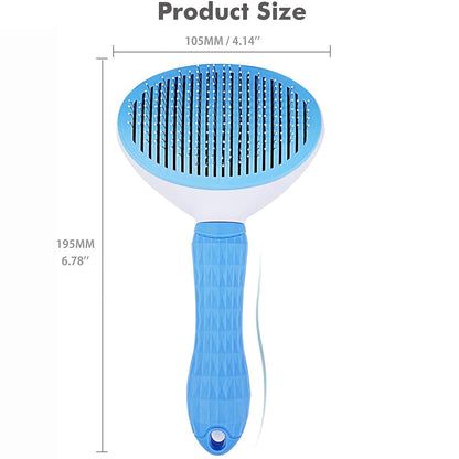 Pets Grooming Self Cleaning Slicker Massage Comb